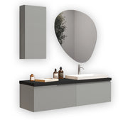 Composizione 6 pezzi VENERE grigio opaco
