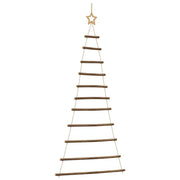 Albero di Natale sospeso con stella superiore-Decorazioni natalizie 74x150 cm Ramo naturale