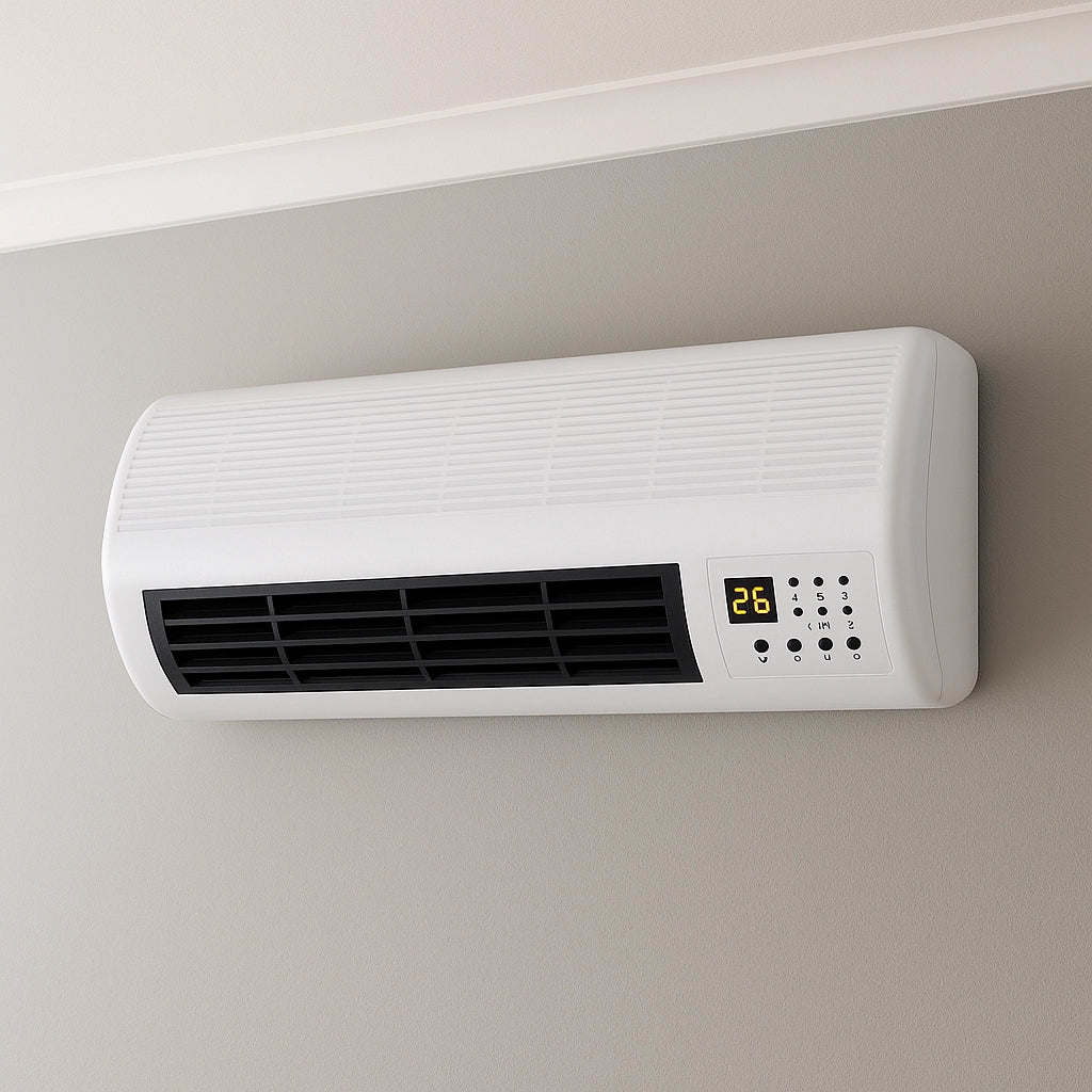 TERMOVENTILATORE STUFA ELETTRICA DIGITALE PARETE TEPORUS 1000/2000W KPT2000B-4501L