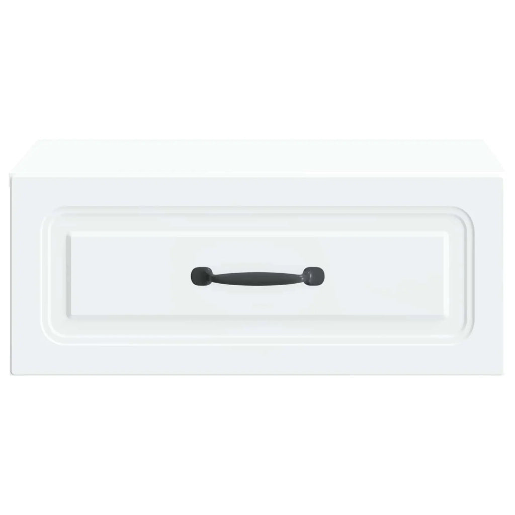 Mobiletto da notte a muro con cassetto Bianco 49 x 34,5 x 20 cm 899295