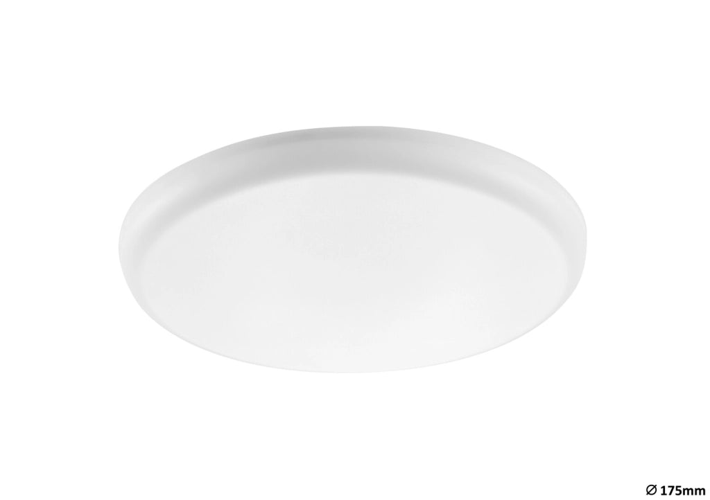 Plafoniera incasso LED 18W 4000K IP65 bianca 17,5