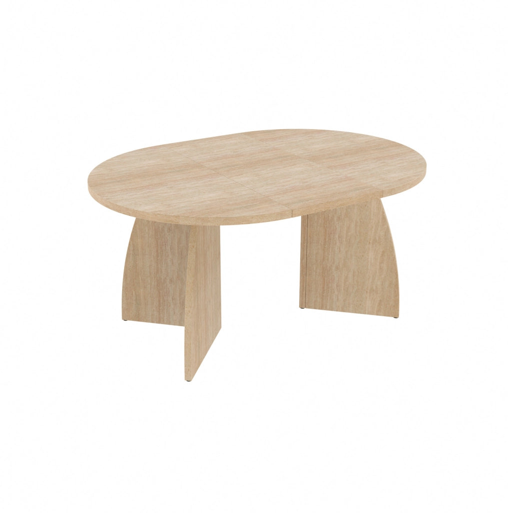 TAVOLO da Pranzo Estensibile 100/140/180 cm MDF Travertino