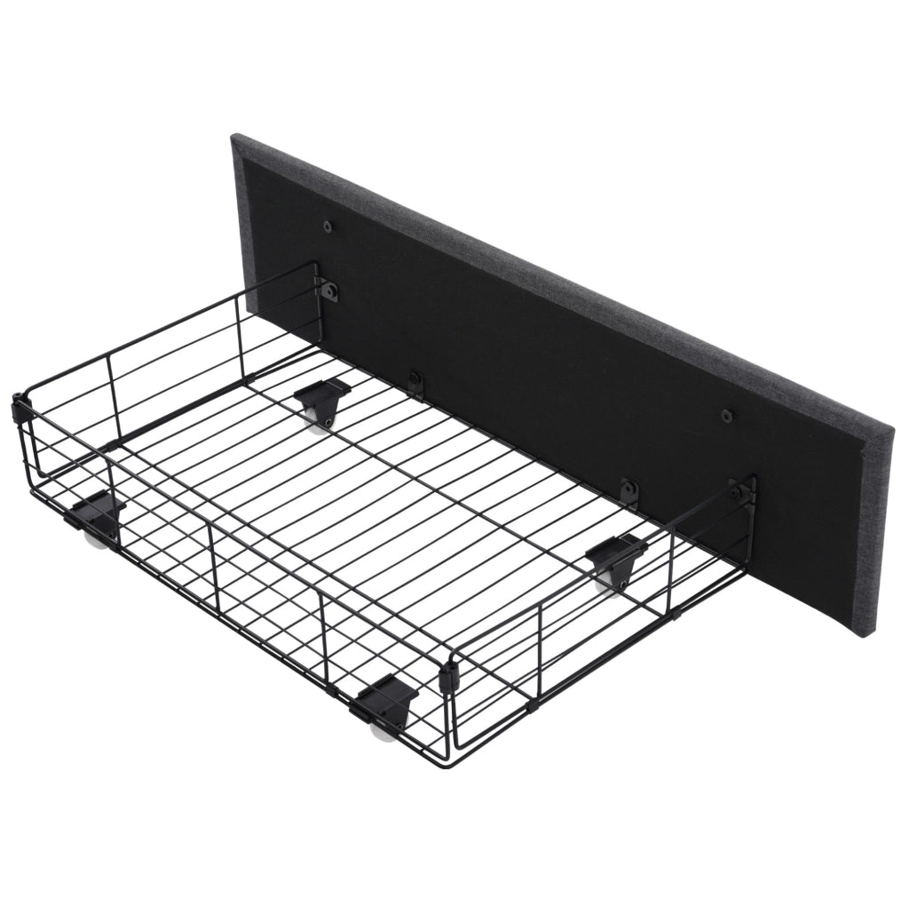 Letto singolo 90x200 cm con USB, Type-C, LED e 2 cassetti