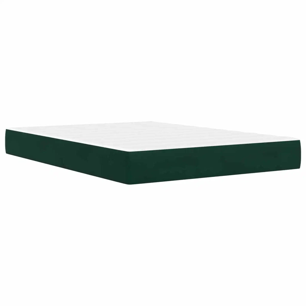Struttura del letto Verde Scuro 120 x 200 cm Velluto 3415198