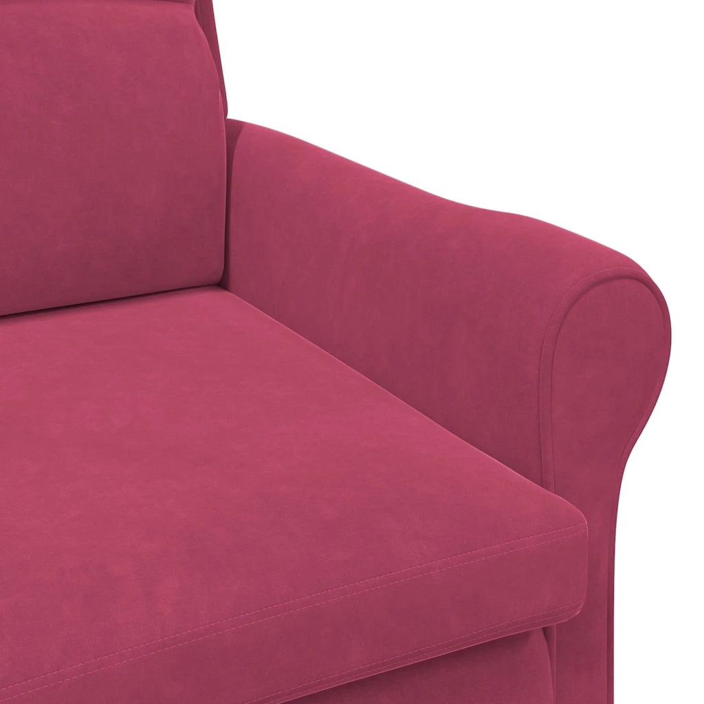 Poltrona | Sedia Relax Rosso vino Velluto