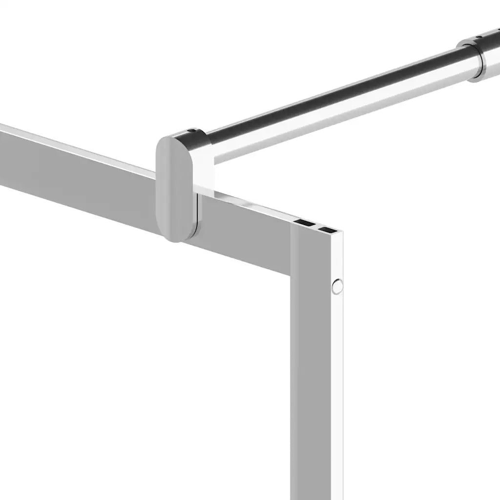 Parete per Doccia Walk-in in Vetro ESG Design Pietra 140x195 cm 146654