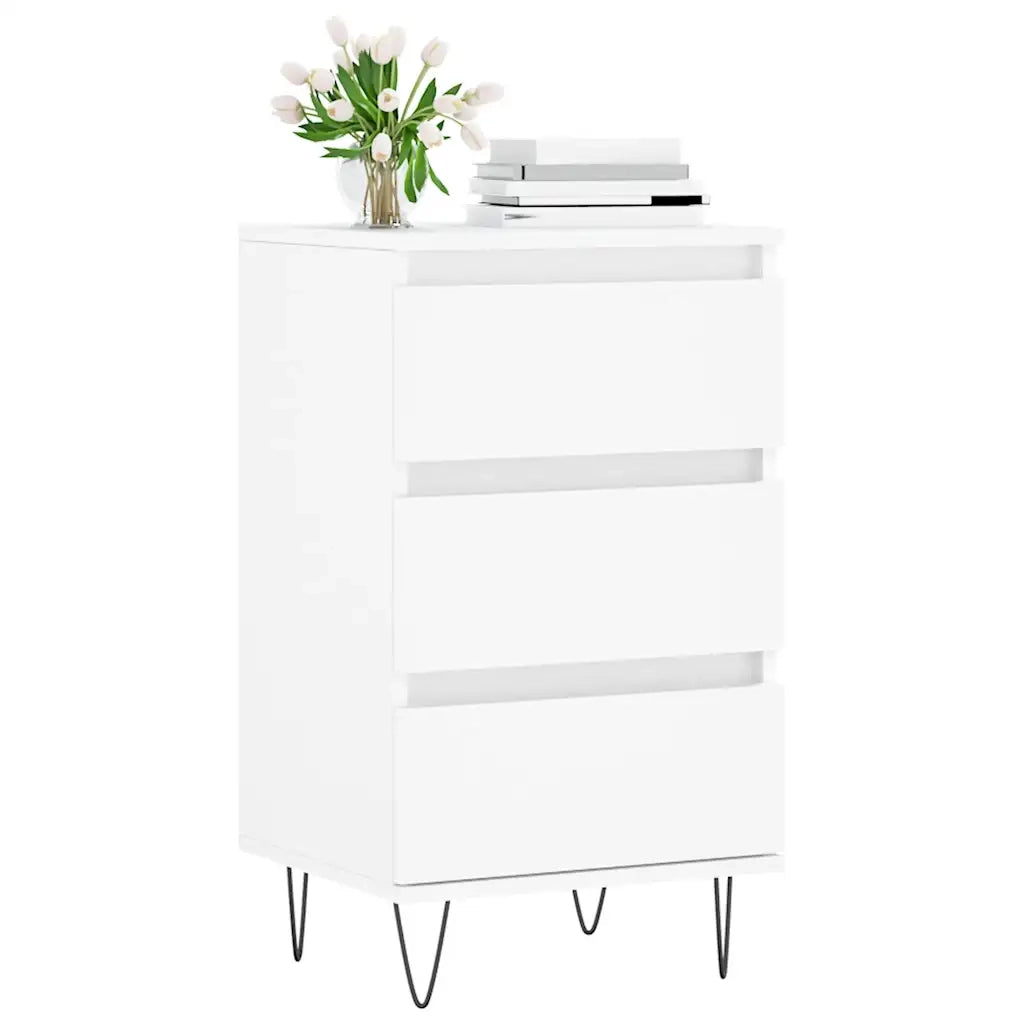 Credenza-Buffet-Armadio da cucina Bianca 40x35x70 cm in Legno Multistrato 690331