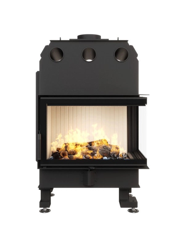 Caminetto ad angolo Inserto Apertura destra Energy 75x50x47 (15,1 kW) ECO