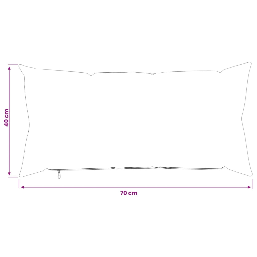 Federa 6 pcs HEERLEN Grigio Chiaro 40 x 70 cm 909600