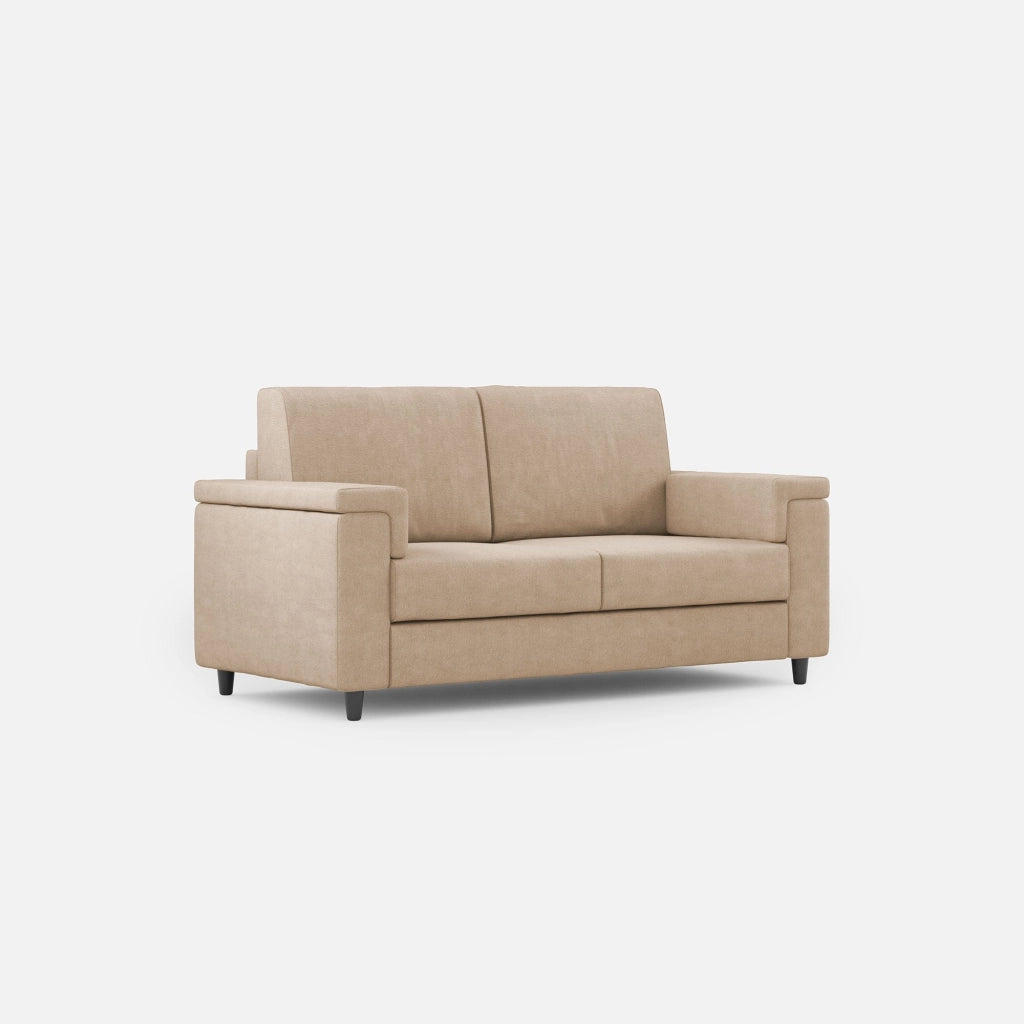 Divano 2 Posti 168x85x85 cm Marrak in Tessuto Beige