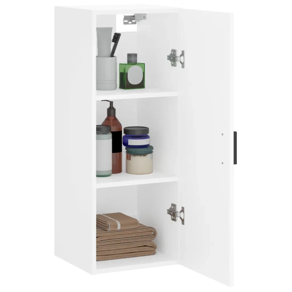 Mobile a Parete Bianco 34,5x34x90 cm 828852