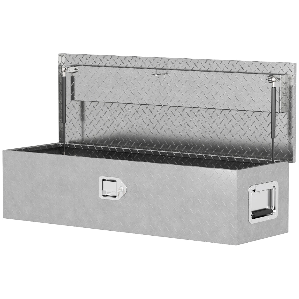 Cassetta portattrezzi in alluminio ¨C Xylo ¨C 99x33x25,5 cm argento