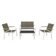 C SET SALOTTO MENTON 4 PEZZI BEIGE- 1,0 pz