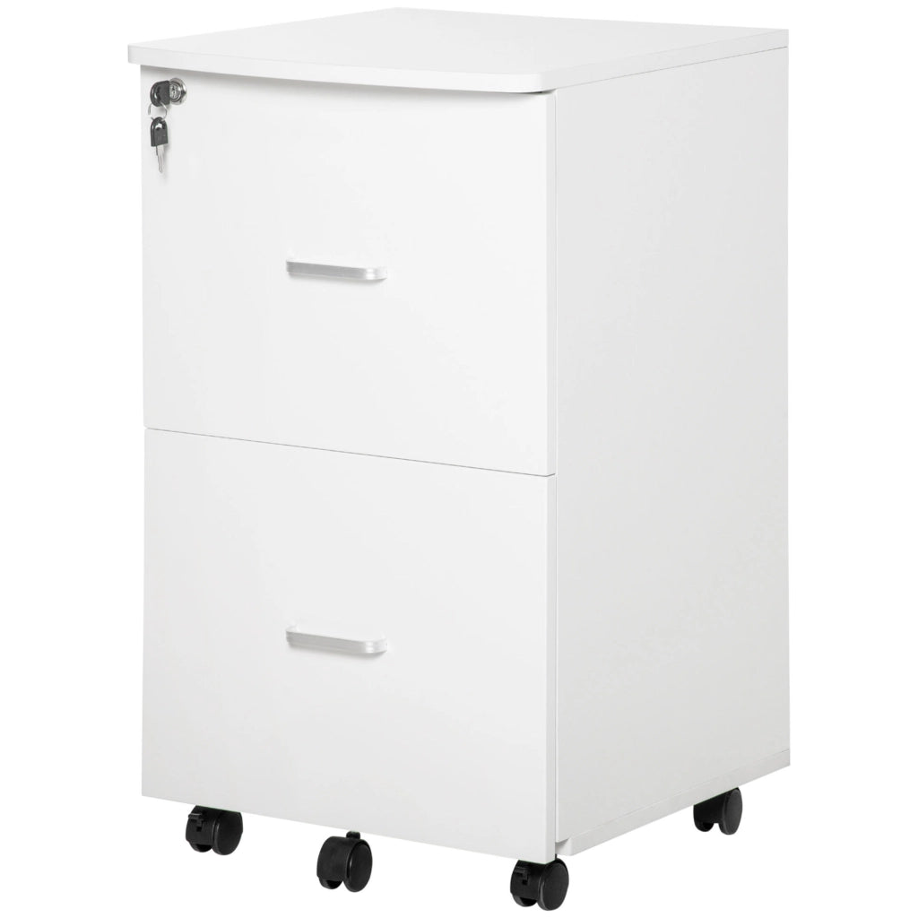 Cassettiera per Ufficio ¨C zephmum ¨C Bianco 43x45x72 cm