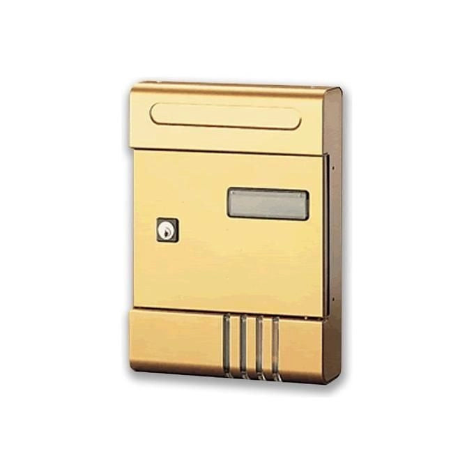 Alubox 47255 Serie SE Cassetta Postale in Alluminio per Esterni Componibile con Serratura a Cilindro colore Bronzo