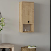 Tarano, Mobile Pensile 2 Ripiani, 30x71h cm Marrone Rovere