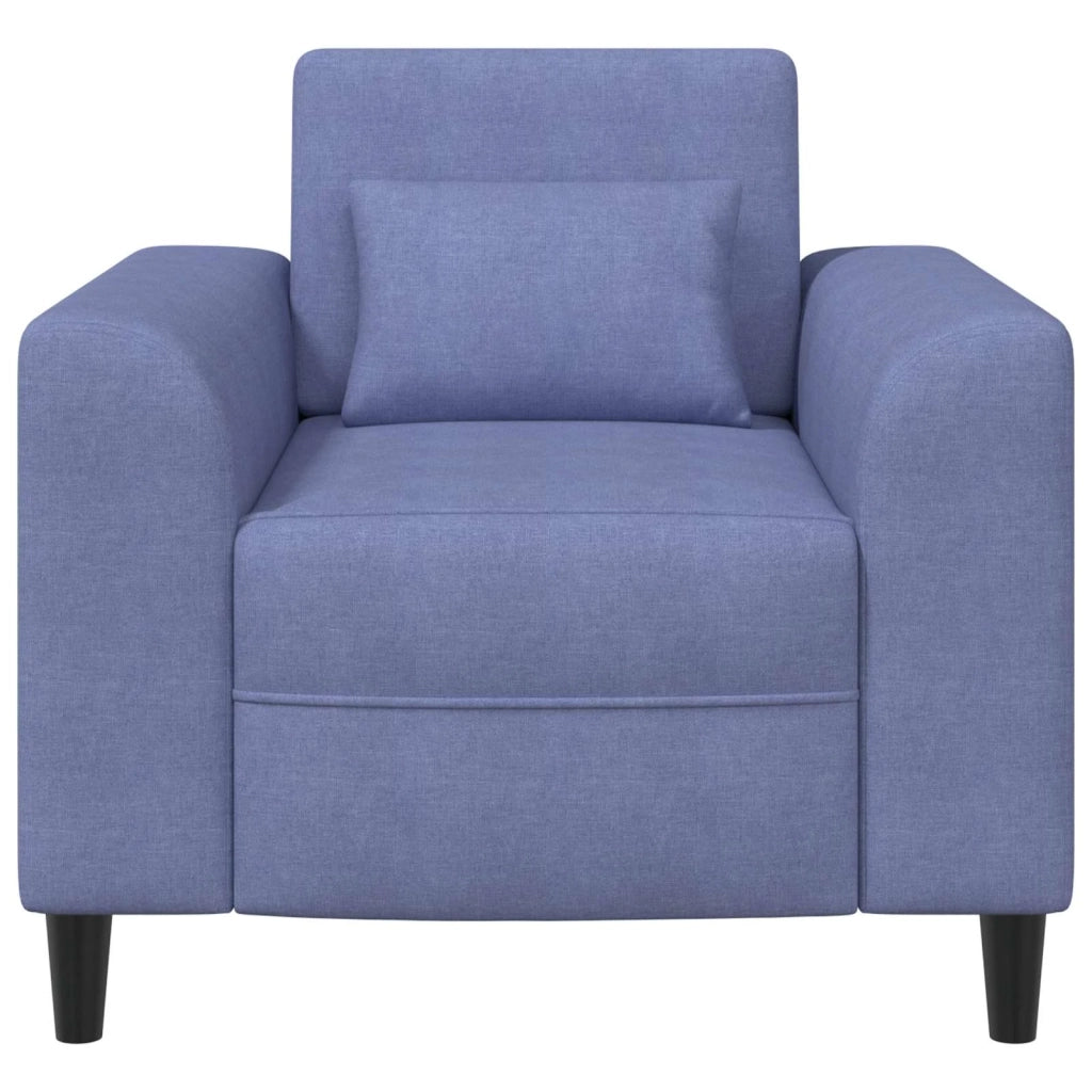 Poltrona-Divano Sedia Blu jeans Tessuto 104844