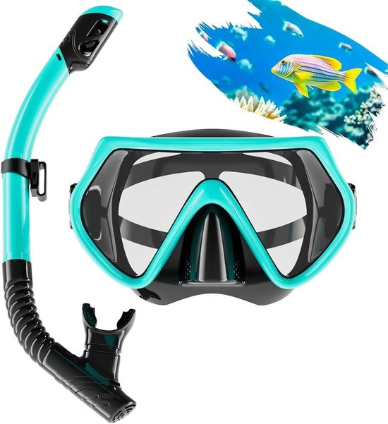 Set di snorkeling per adulti - verde