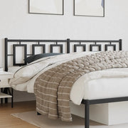 Testiera di Ricambio in Metallo Nero 200 cm 374279