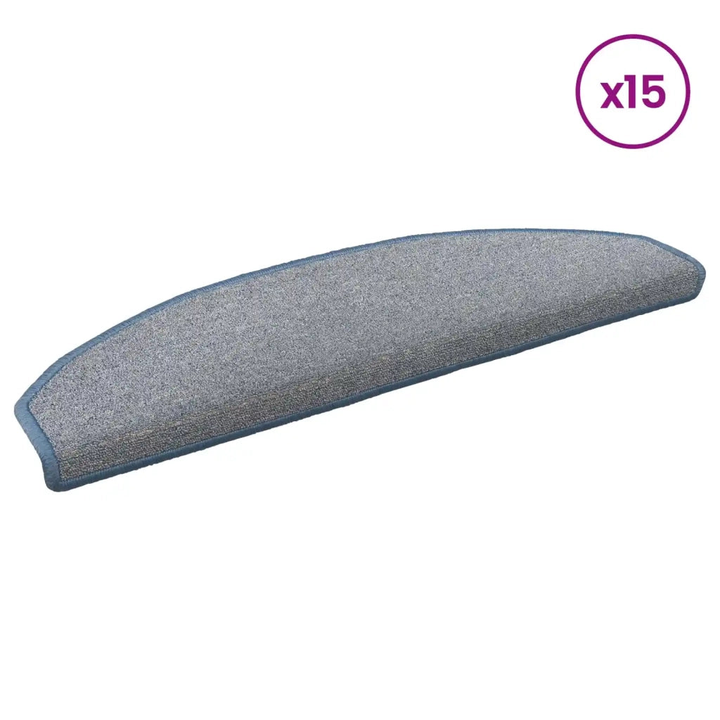 Tappetini per scale autoadesivi 15 pcs Grigio chiaro e blu 42038650