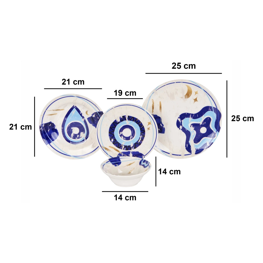 Noba, Servizio Piatti set da 24, Multicolore