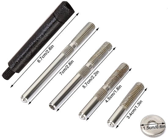 Sistema di misurazione interno 50-160 mm - Tastatore interno - Indicatore di diametro di perforazione - Set di attrezzi - Scala di diametro interno - Preciso e affidabile - Tastatore interno