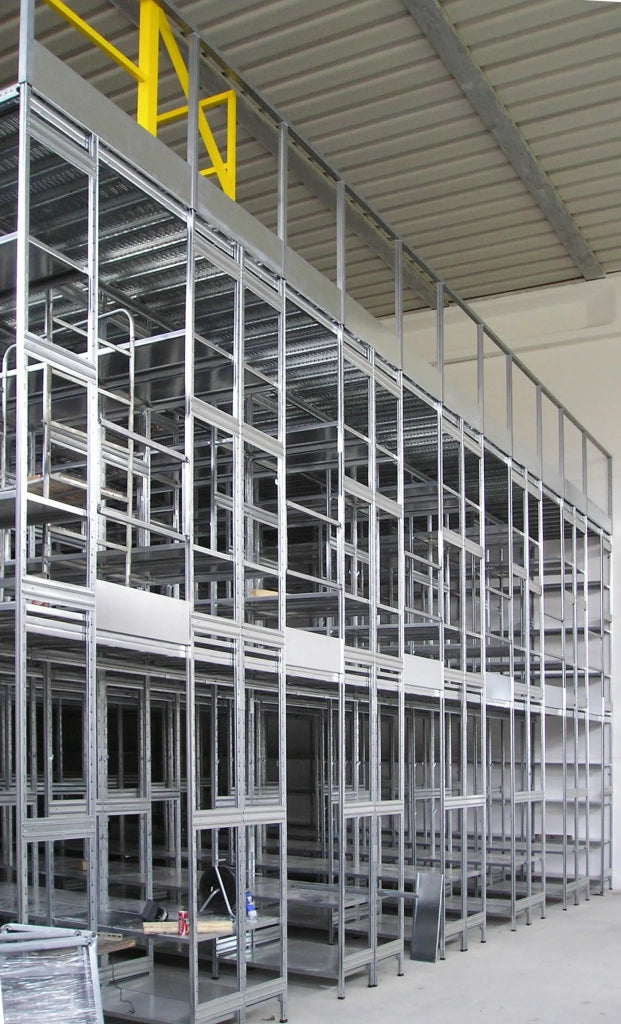 SCAFFALATURA in metallo da magazzino Zincata cm. 91x30x180h