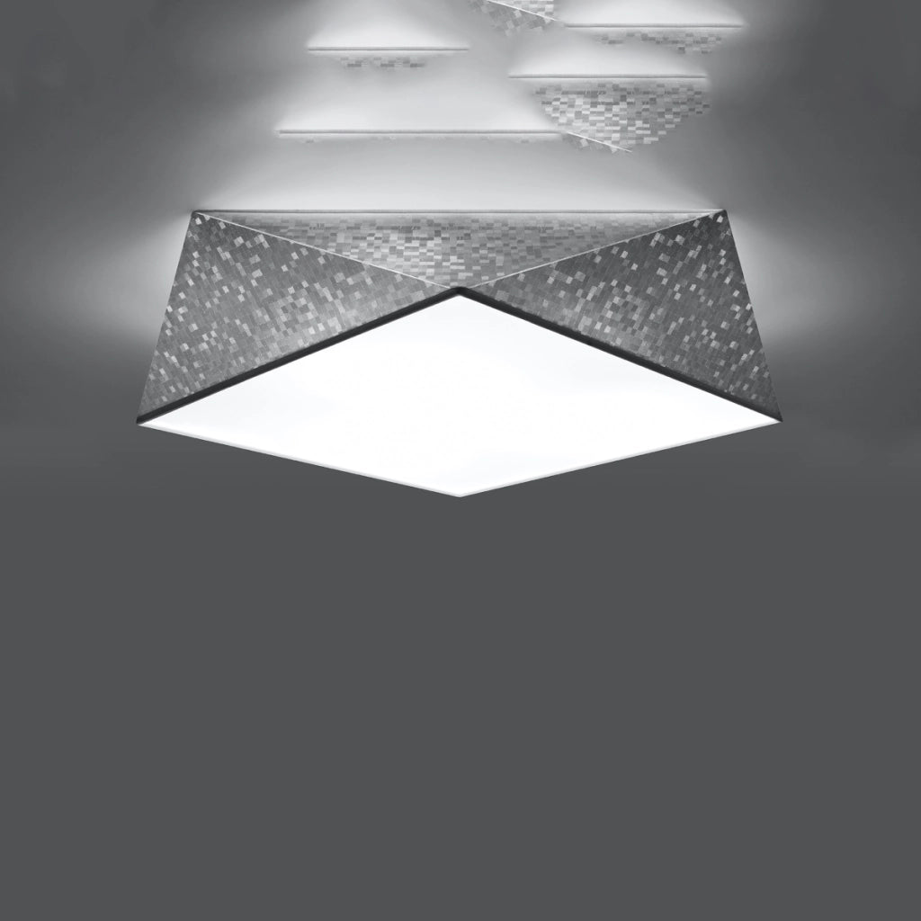 Lampada da soffitto HEXA 45 argento