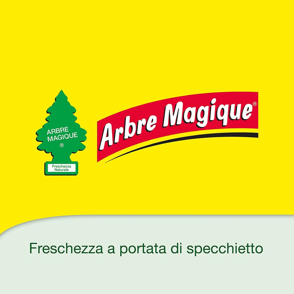 Profumatore Auto, Durata fino a 7 Settimane, Made in Italy, 6 Unità, Fruit Cocktail, Arbre Magique