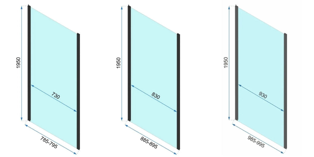 Cabina Doccia Rea Rapid Swing Chrom 120x100