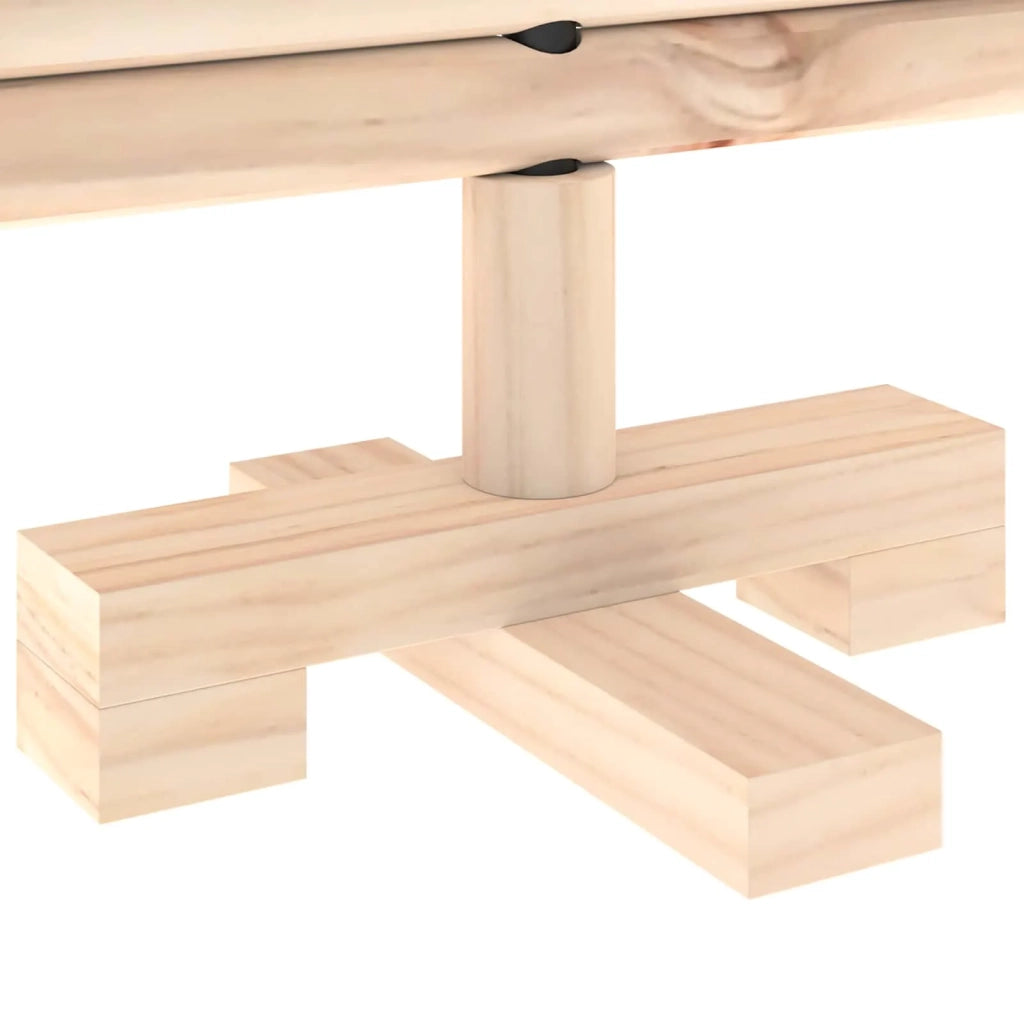 Albero di Natale in legno KOTKA 60 cm Legno Massello di Pino 42051515