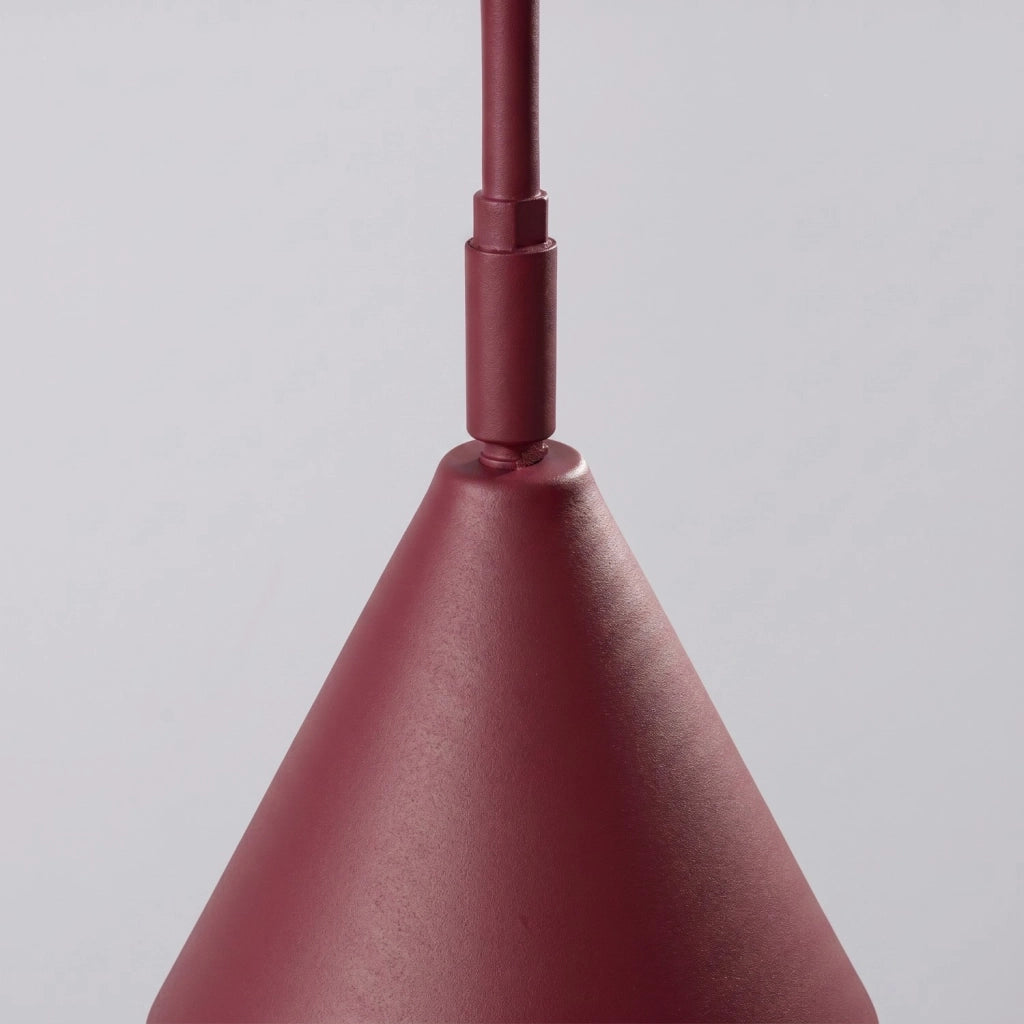 Applique NOX 1 bordeaux con interruttore