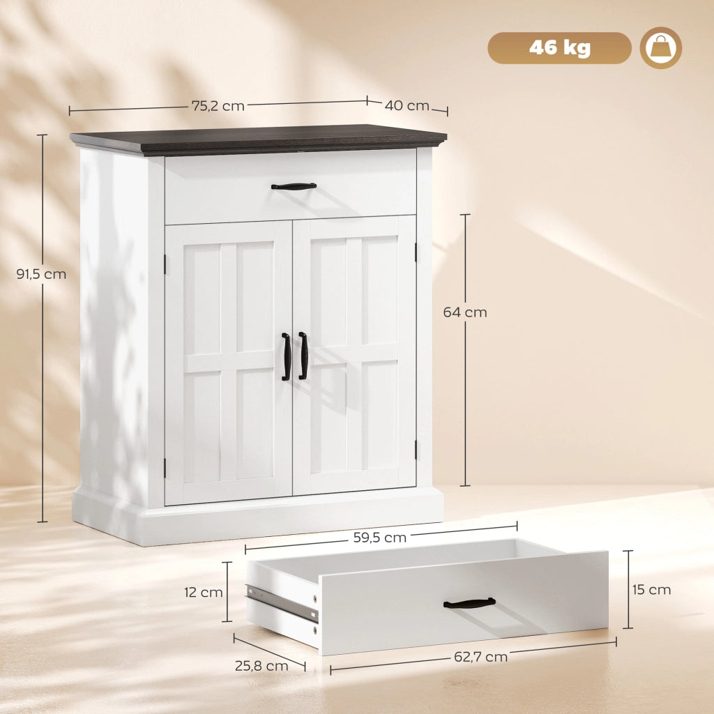 Armadio ¨C Minimal ¨C Bianco 75,2x40x91,5 cm