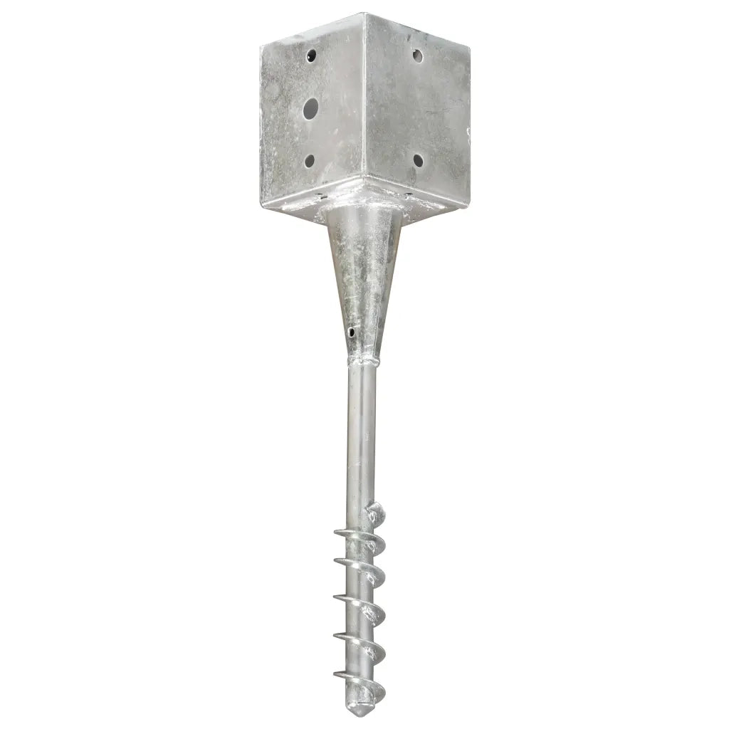 Picchetti di Terra 2 pz Argento 12x12x56 cm in Acciaio Zincato CFW6243511