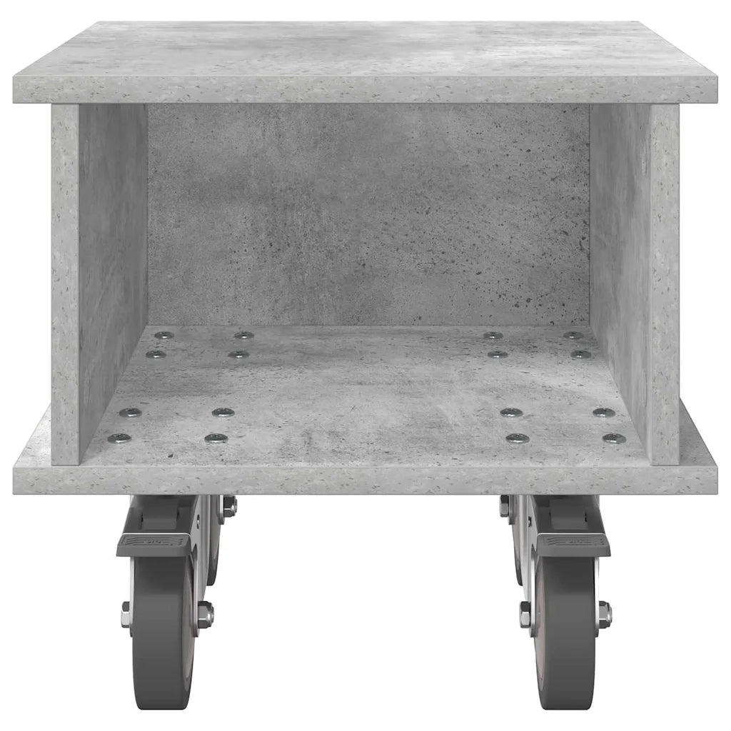 Supporto TV-Credenza per TV-Mobile TV Grigio cemento 37 x 35 x 35 cm Legno multistrato