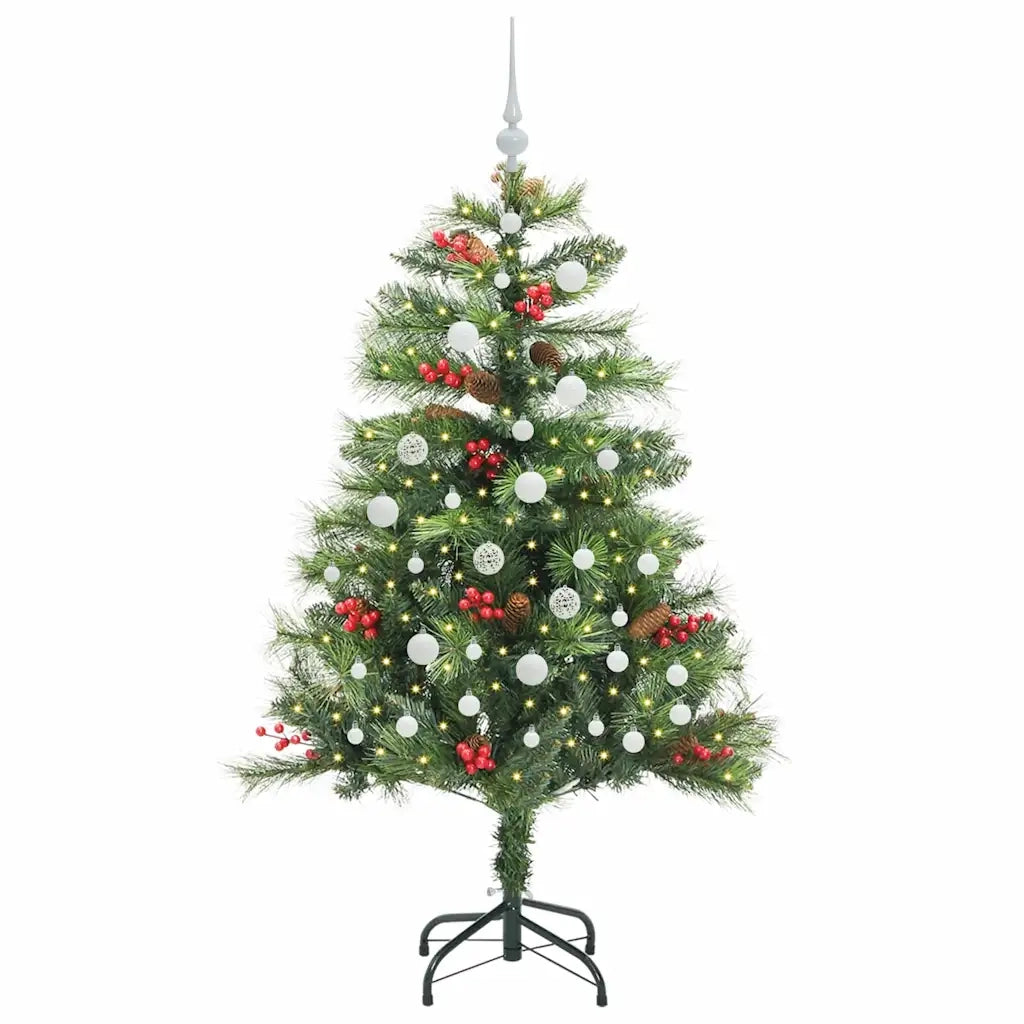 Albero di Natale | Decorazioni natalizie artificiale Verde 150 cm PVC e Metallo