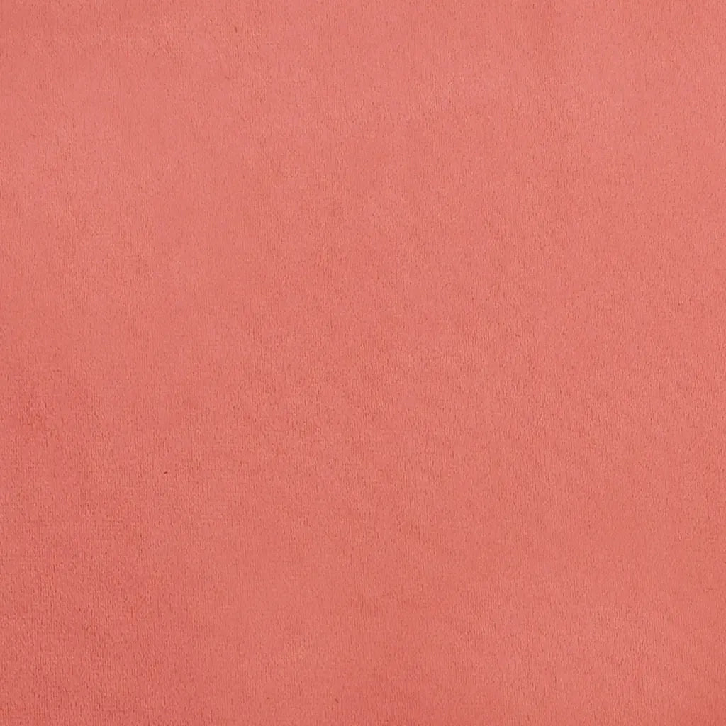 Divano Letto a 2 Posti con 2 Cuscini Rosa in Velluto 375810