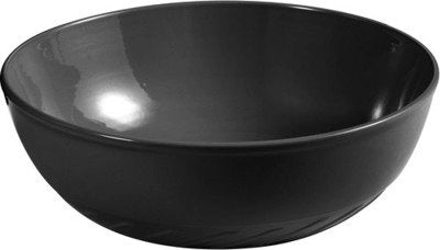 Lavabo d'appoggio d.33 slim in ceramica mod. 04 - Nero