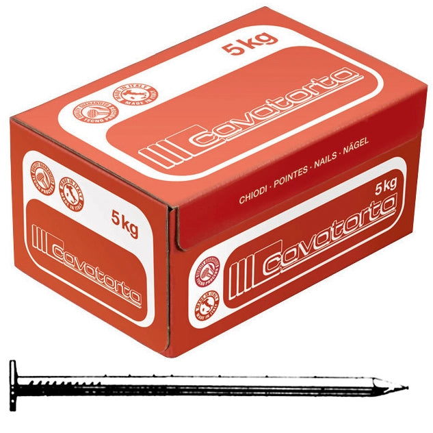 CHIODI TESTA PIANA 10X25  CAVATORTA- 5,0 kg