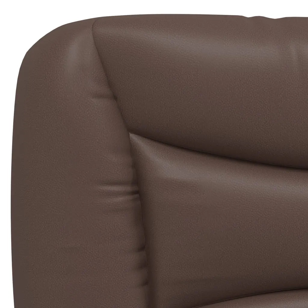 Cuscino Testiera Hvar Marrone 100 cm in Similpelle 374558