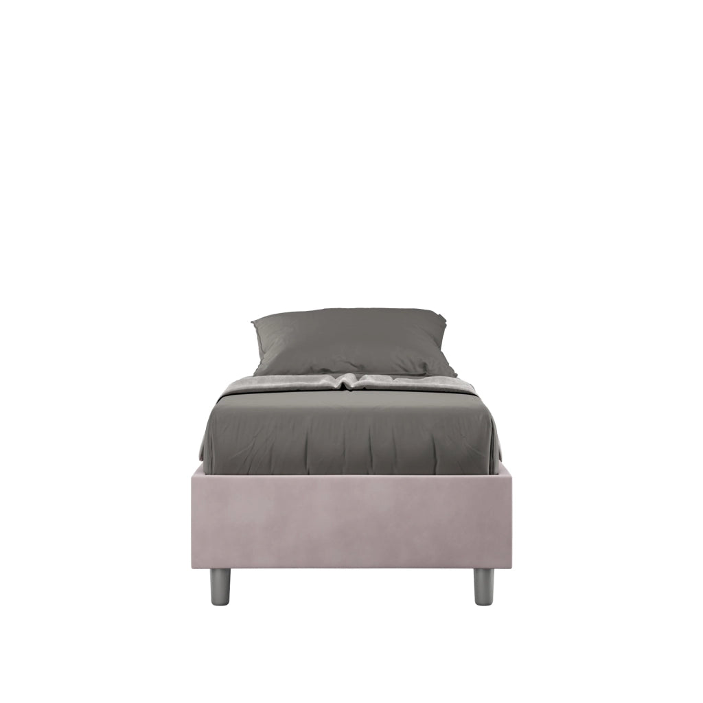 Letto Singolo Sommier 90x200 cm con Rete Azelia Glicine