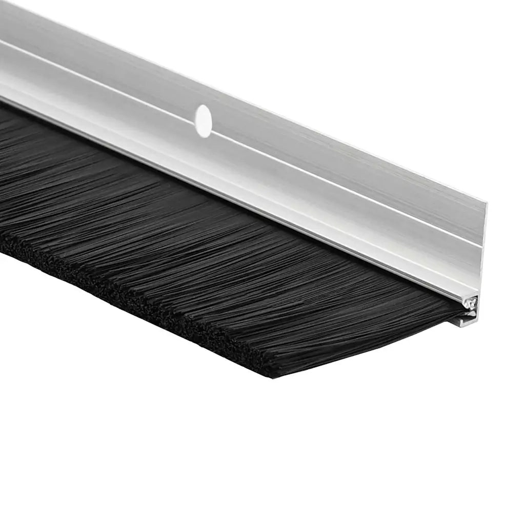 Spazzole per porte a vite 12 pz Argento 100 cm CFW5103513