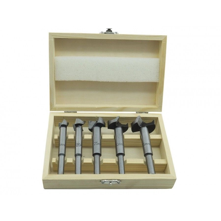 SET 5 FRESE FRESA LEGNO GAMBO 8MM CERNIERE MISURE 15 20 25 30 35MM