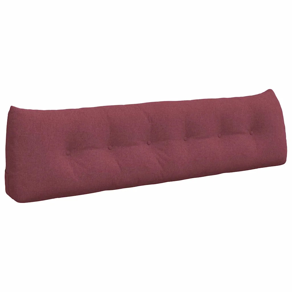 Cuscino per Schiena Rosso Vino 180 x 24 x 50 cm Tessuto 42014560
