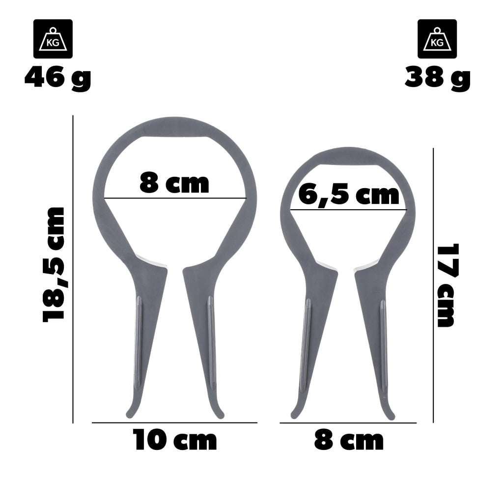 Apribarattoli manuale universale KADAX, set da 2