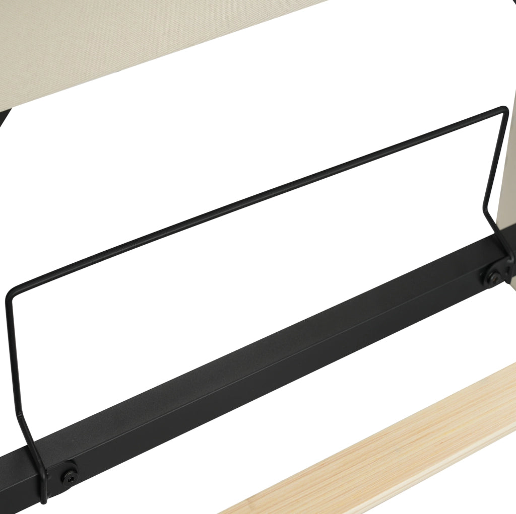 Letto imbottito 180x200 cm con contenitore idraulico, LED e materasso, rivestimento in lino grigio