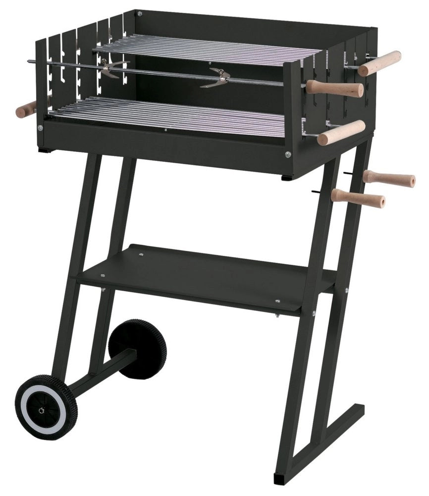 1pz barbecue in acciaio "steak house" cm 60x45x90h cod:ferx.861