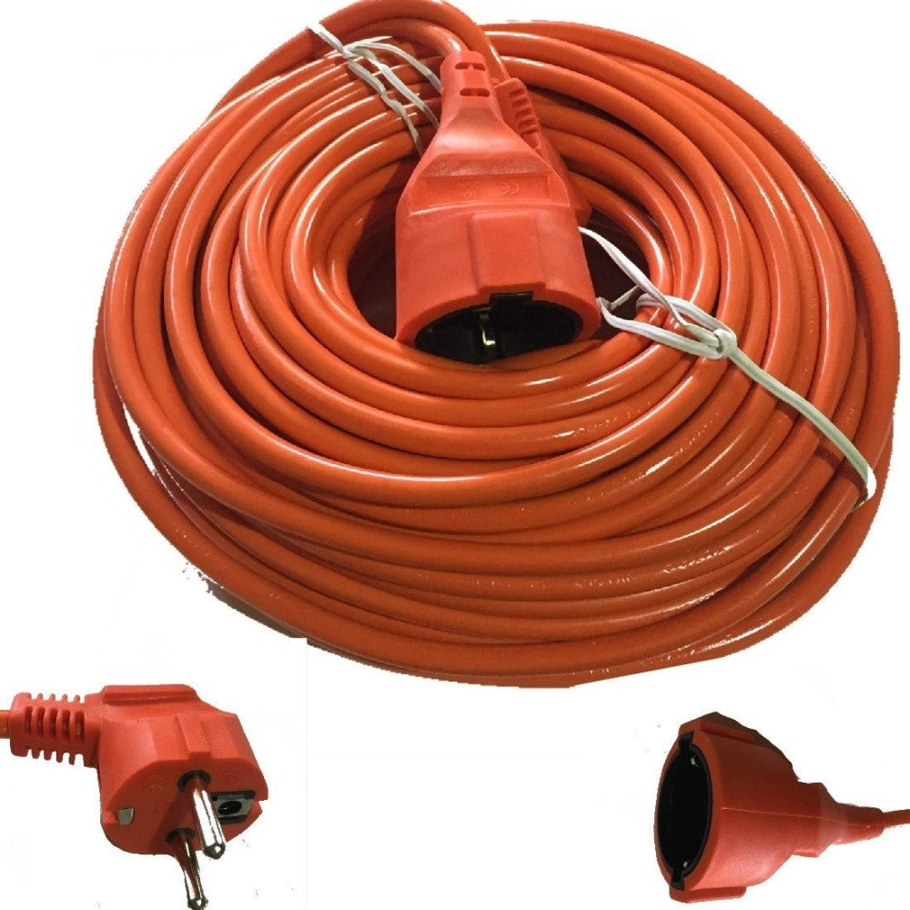 Trade Shop - Cavo Prolunga Presa Schuko Elettrica Maschio Femmina 25 Mt Metri 16a -