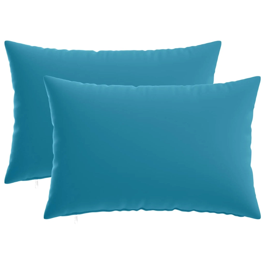 Cuscino con cuscino HEERLEN 2 pz Azzurro Poliestere 925111