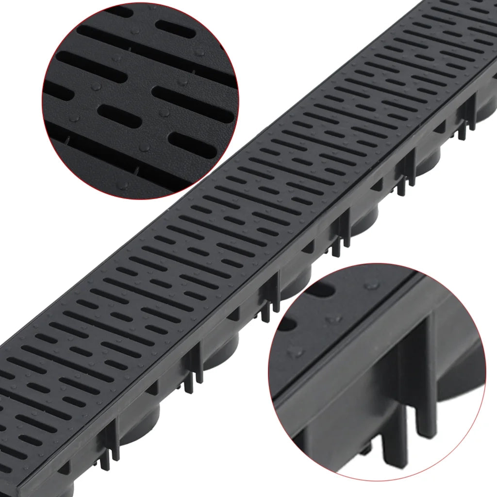 Canalette di Drenaggio 6 pz Plastica 6 m 142880